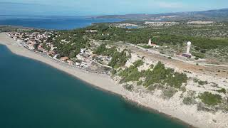 Survol de la falaise à Leucate Plage le 4 juillet 2023