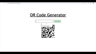 🚀 Just built a QR Code Generator using React & TypeScript! 🖥️