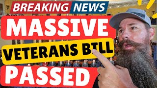 HUGE VETERANS LEGISLATION PASSED BY HOUSE OF REPRESENTATIVES FOR 2027 VA BUDGET & MILITARY PROJECTS