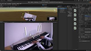 MIDI Visualizer on Unity Development progress #2