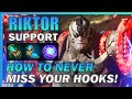 Tips on how to NEVER MISS YOUR HOOKS with RIKTOR in the duo lane! - Predecessor Support Gameplay