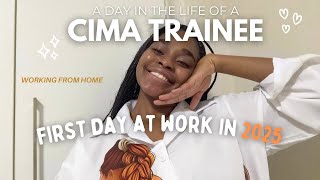 A DAY in the Life of a CIMA TRAINEE ACCOUNTANT | Working from home