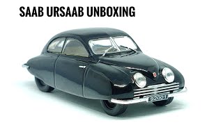 Saab 92001 ursaab 1947 diecast model 1:43 Unboxing Editions Atlas