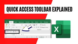 Quick Access Toolbar or QAT in Excel