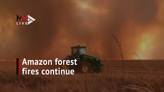 Dramatic video shows fires decimating Brazil'sĀ Amazon