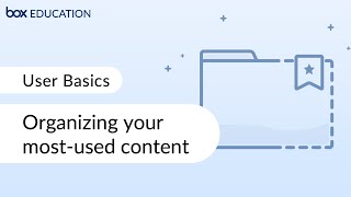 Box Training for Beginners: Organizing your most-used content