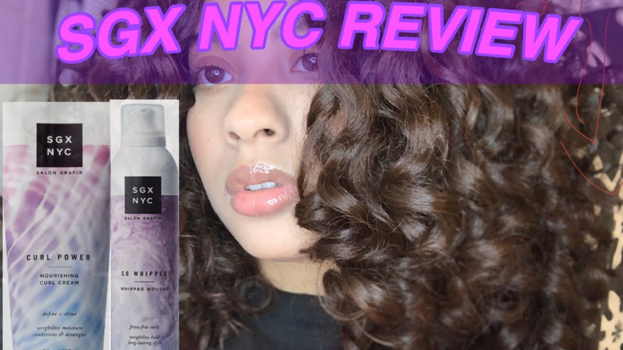 SGX NYC Curl Power Cream & Mousse Review | Frizz Free Curls - YouTube