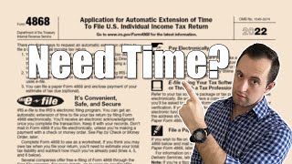 How to File a Tax Extension 2023 | IRS Form 4868