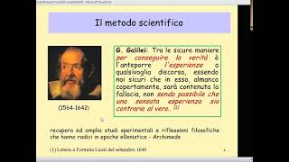 Fisica e Spiritualità 1 - Il metodo scientifico - M.Benfatto (21/11/2022)