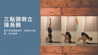 三點頭倒立接烏鴉｜動作原理邏輯剖析｜解鎖技巧關鍵｜常見錯誤