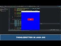 Java GUI Tutorial #59 - Create A ToggleButton Using JToggleButton Class In Java GUI Swing