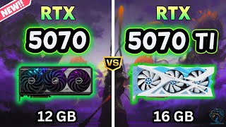 RTX 5070 vs RTX 5070 Ti - 15 Games Tested ⭐⭐⭐⭐⭐