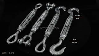 H-Lift U.S. Types Drop Forged Turnbuckle