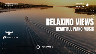 Stunning Drone Tour of Norway's Majestic Fjords and Ferries - A Relaxing Journey to Tranquility