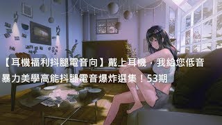 【耳機福利抖腿電音向】戴上耳機，我給您低音暴力美學，高能抖腿電音爆炸選集！53期