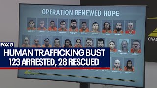Florida human trafficking bust lands 123 behind bars: HCSO