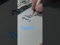 How to write ✍️#Yenny #calligraphy #name #shorts #fyp