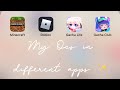 My OCS in different apps! // trend \\ || Gacha Meline ||