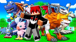 Minecraft, mas é Digimon!