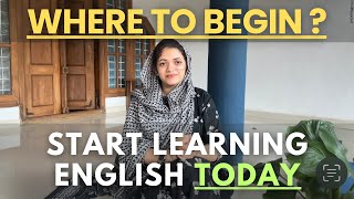 Easy Steps To Start Learning English | English With Me