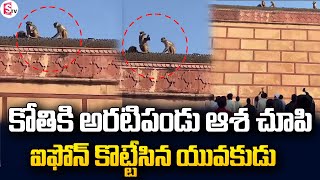 అరటిపండు ఆశ పెట్టి ఐఫోన్ కొట్టేసిన యువకుడు | Ayodhya Ram Mandir @sumantvrajahmundry