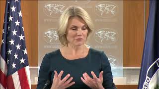 Department of State Press Briefing with Spokesperson Heather Nauert, at the Department of State