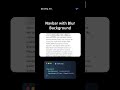 Navbar with Blur Background 🤩