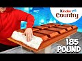 Giant 185-Pound Kinder Country | How to Make The World’s Largest DIY Kinder Country by VANZAI