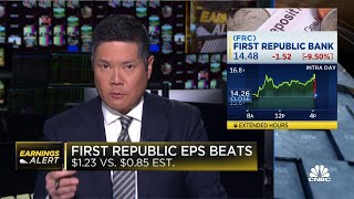 First Republic Bank shares whipsaw on earnings, layoffs and plunging deposits