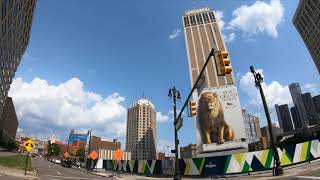 Walking Detroit - Urban Architecture - Ranch Pizza - Library St - Campus Martius