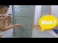 how to repaint old cabinets into new cabinets combine incompatible products into uniformity