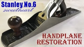 Shop Work: Stanley Sweetheart No.6 Handplane Restoration