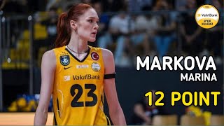 Marina Markova | 12 Point | Beşiktaş vs. Vakıfbank | Vodafone Sultanlar Ligi 2024/2025