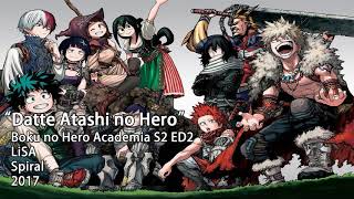 【Spiral】Boku no Hero Academia S2 English ED02 ~ Datte Atashi no Hero {Piano}