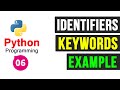 Python Programming Tutorial - Identifiers and keywords