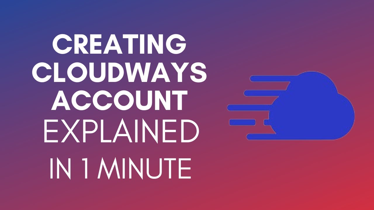 How To Create Cloudways Account 2024 Youtube