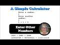 TG8.2 Calculator: Convert a String to an Integer