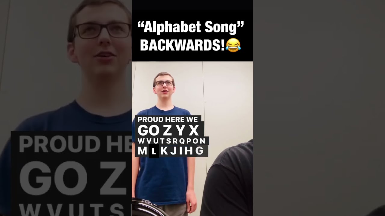 Alphabet Song BACKWARDS - YouTube