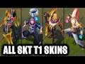 All NEW and OLD SKT T1 Skins Spotlight (League of Legends)