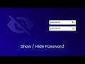 How To Hide And Show Password On Website Using HTML, CSS & JavaScript | Password Toggle
