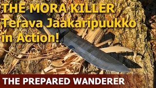 The Mora Killer, Terävä Jääkäripuukko 110 in Action!