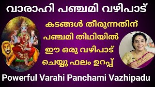 കടങ്ങൾ പൂർണ്ണമായി തീരാൻ പഞ്ചമി തിഥിയിൽ വരാഹി ദേവിക്ക് ഈ ഒരു വഴിപാട് ചെയ്താൽ മതി