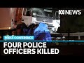 Four police officers killed in multi-vehicle crash in Melbourne | ABC News