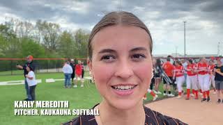 Kaukauna High School softball win streak hits 100, star players react