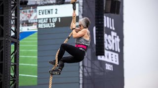 Rope Climbs and Deadlifts, Masters 60-64 Event 2—2021 NOBULL CrossFit Games