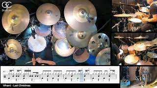 Last Christmas - Wham! / Drum Cover By CYC ( @cycdrumusic  ) score & sheet music