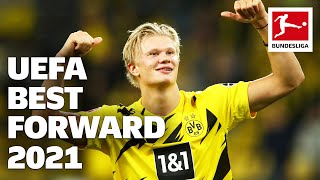 Erling Haaland • UEFA Best Forward 2021 • Magical Skills & Goals