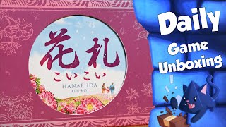 Hanafudu Koi Koi  Daily Game Unboxing