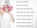 Lady Gaga - Hair (acoustic) ~ Lyrics