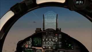 DCS World F15C Multiplayer Highlights - Escort
